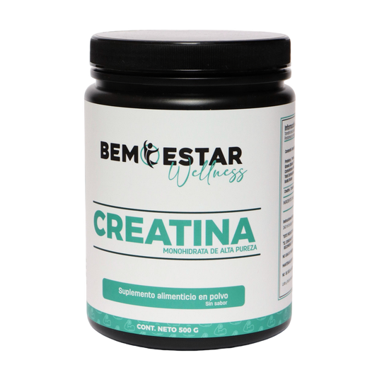 Creatina Monohidratada de Alta Pureza Bemestar Wellness 500 g