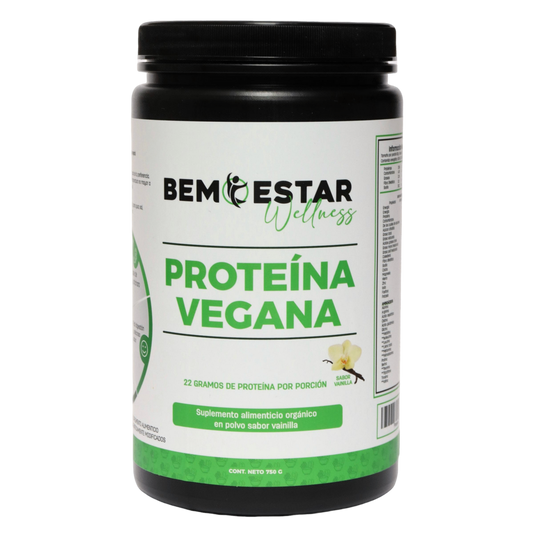 Proteína Vegana de Arroz y Chícharo Sabor Vainilla 750 g