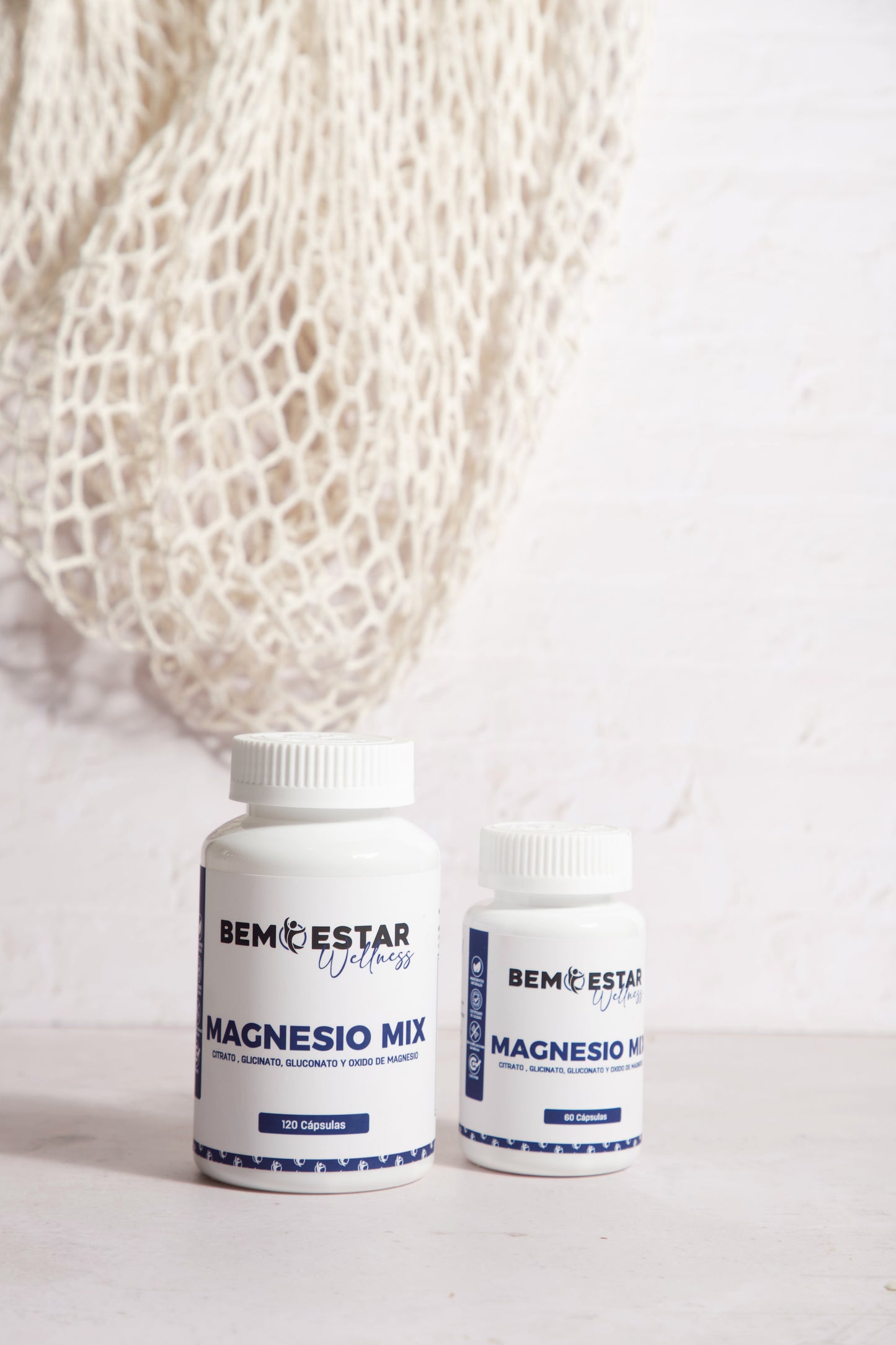 Magnesio Mix 4 Fuentes con Glicinato, Citrato, Gluconato y Oxido de Magnesio