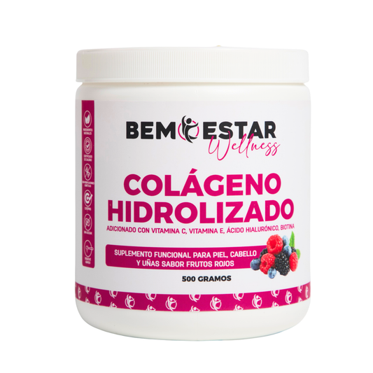 Colágeno Hidrolizado con Ácido Hialurónico, Biotina y Vitamina C