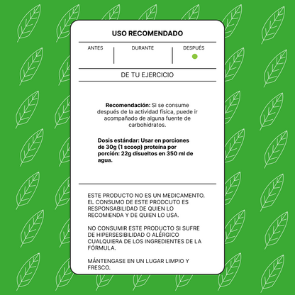 Proteína Vegana de Arroz y Chícharo Sabor Chocolate Bemestar Wellness 750 g