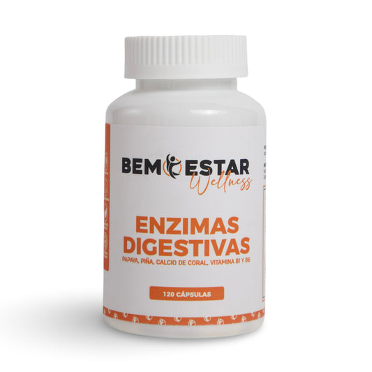 Enzimas Digestivas con Bromelina, Papaína y Vitamina B