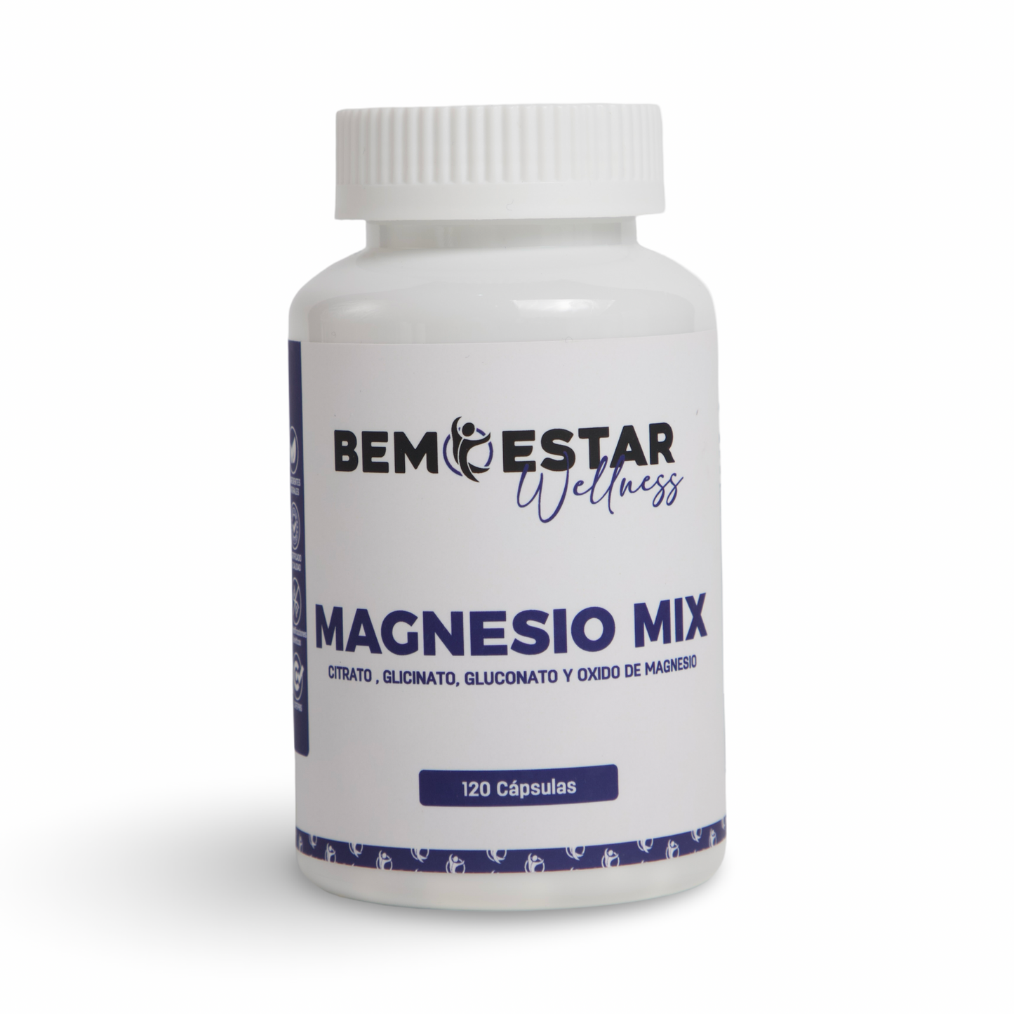 Magnesio Mix 4 Fuentes con Glicinato, Citrato, Gluconato y Oxido de Magnesio