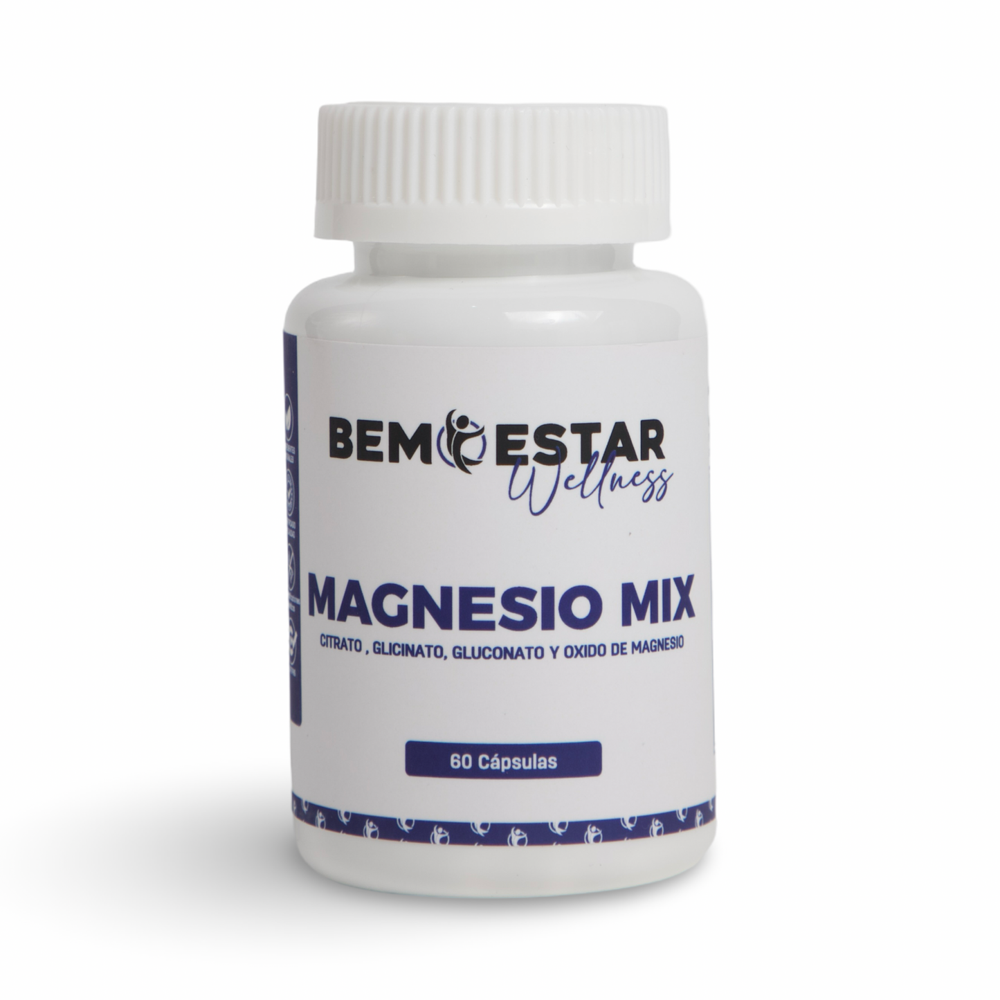 Magnesio Mix 4 Fuentes con Glicinato, Citrato, Gluconato y Oxido de Magnesio