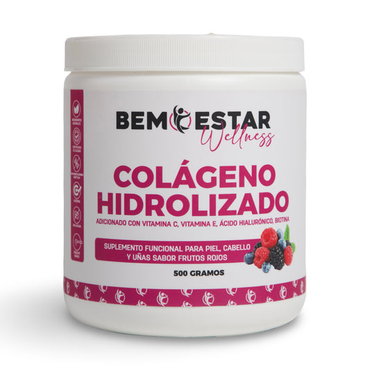 Colágeno Hidrolizado con Ácido Hialurónico, Biotina y Vitamina C