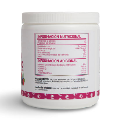 Colágeno Hidrolizado con Ácido Hialurónico, Biotina y Vitamina C