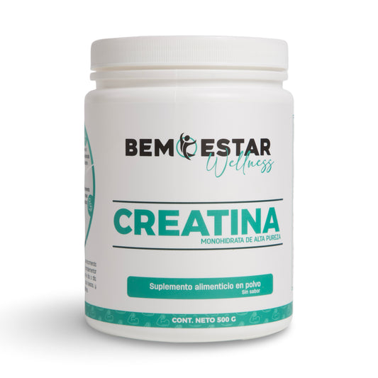 Creatina Monohidratada de Alta Pureza Bemestar Wellness 500 g