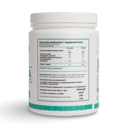 Creatina Monohidratada de Alta Pureza Bemestar Wellness 500 g