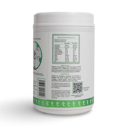 Proteína Vegana de Arroz y Chícharo Sabor Chocolate Bemestar Wellness 750 g